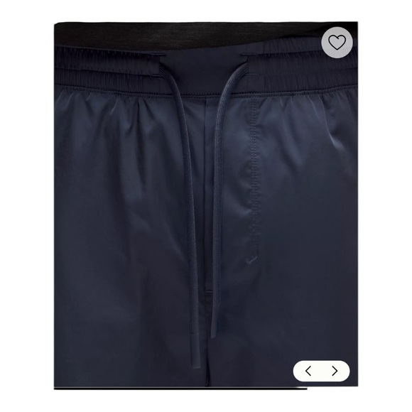 Lululemon Stretch Satin Nylon Short 5” Club Blue Size M NWT Glossy Athletic - Picture 3 of 7